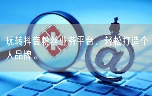 玩转抖音粉丝业务平台，轻松打造个人品牌。