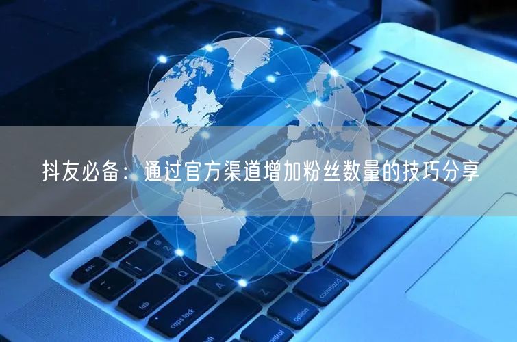 抖友必备：通过官方渠道增加粉丝数量的技巧分享