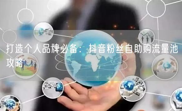 打造个人品牌必备：抖音粉丝自助购流量池攻略