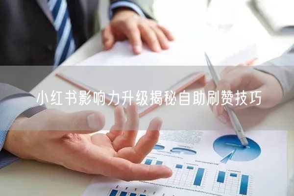 小红书影响力升级揭秘自助刷赞技巧