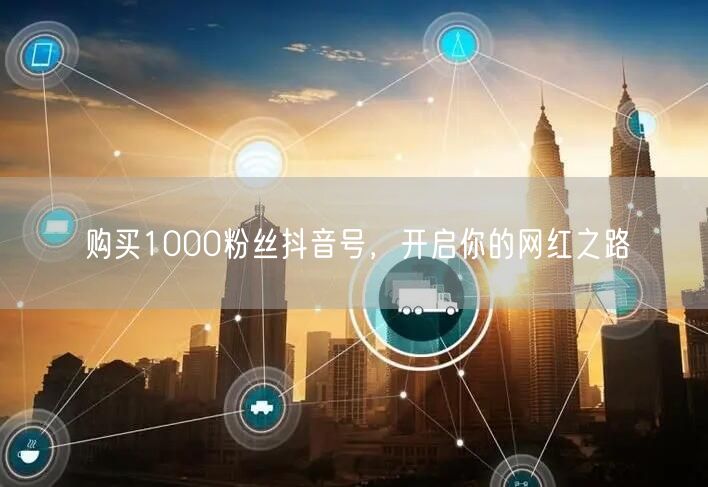 购买1000粉丝抖音号，开启你的网红之路