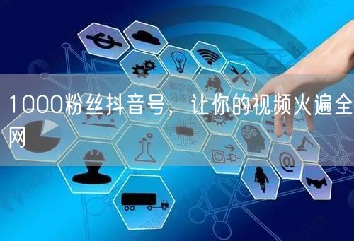 1000粉丝抖音号，让你的视频火遍全网