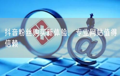 抖音粉丝购买新体验，专业网站值得信赖