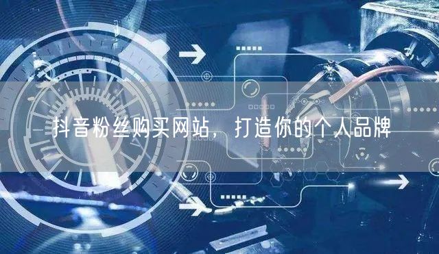 抖音粉丝购买网站，打造你的个人品牌