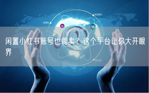 闲置小红书账号也能卖？这个平台让你大开眼界